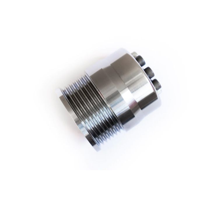 62mm RTMG Performance Steel Pulley for Mercedes 1.8 Kompressor M271 with new belt.