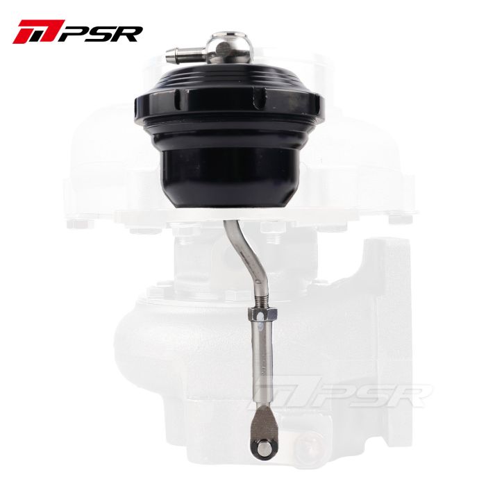 Actuador Pulsar PSR para turbos de turbo de salida de 5 pernos de la serie PTX28, mecanizado en aluminio, 11,6 PSI