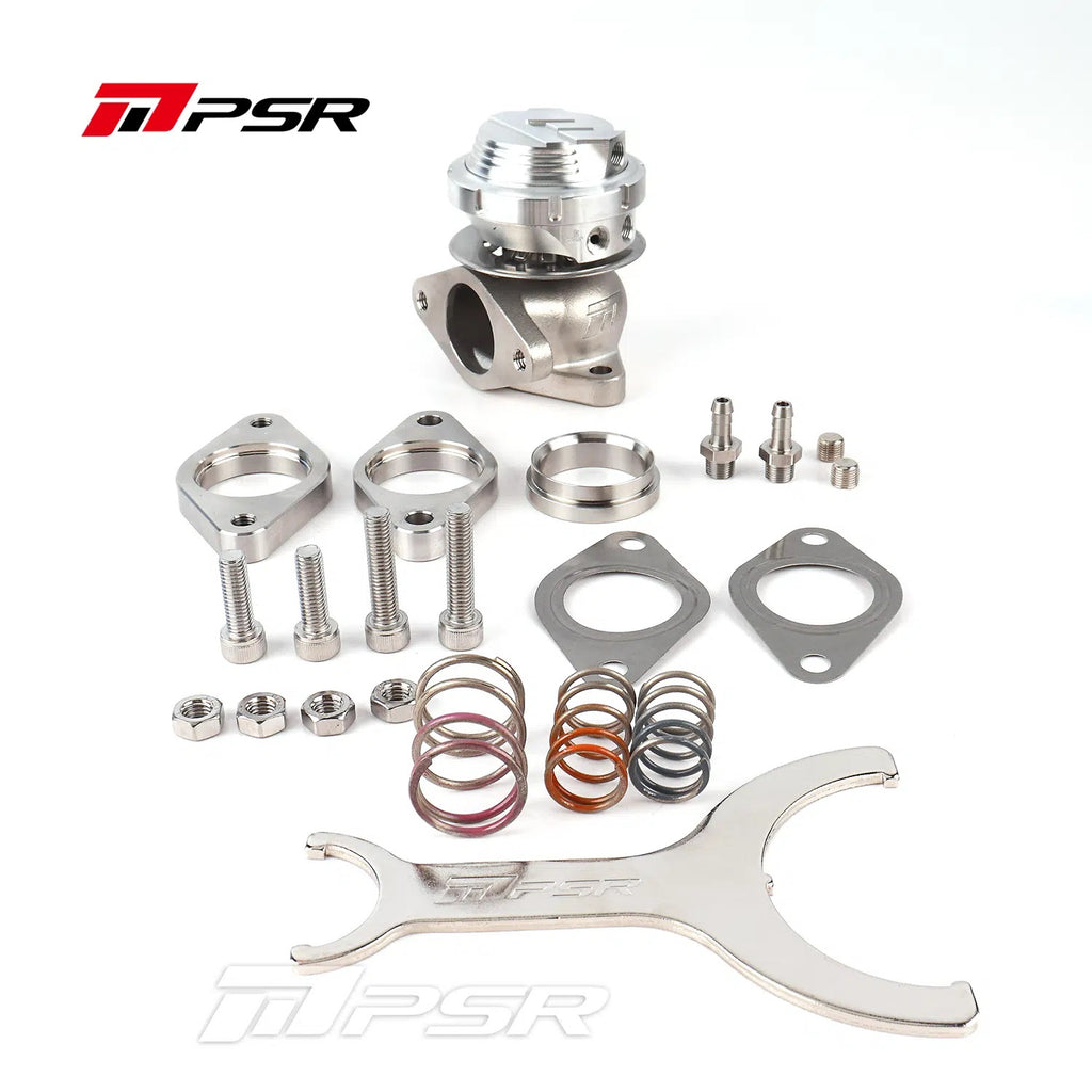 Wastegate externa Pulsar PSR New Generation 38 mm 2 tornillos plata