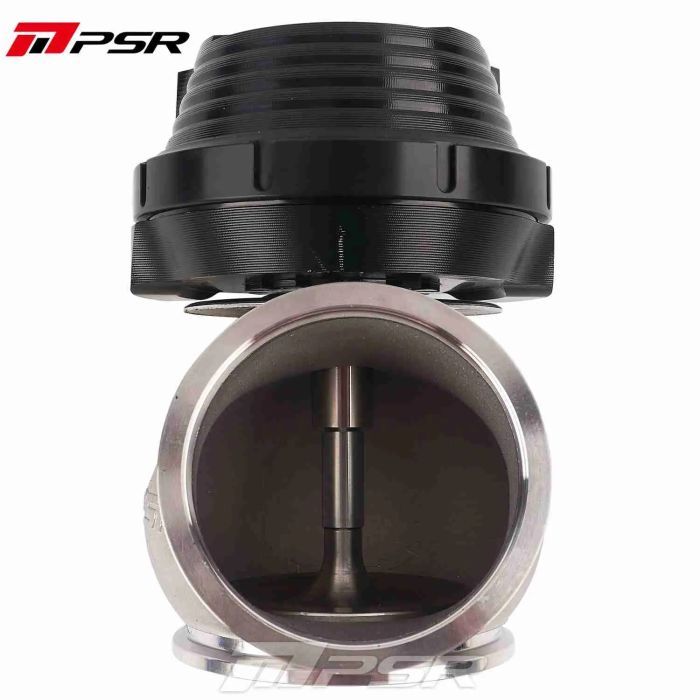 Next-generation Pulsar PSR Blow Off Valve, 60mm, V-band, external, black.