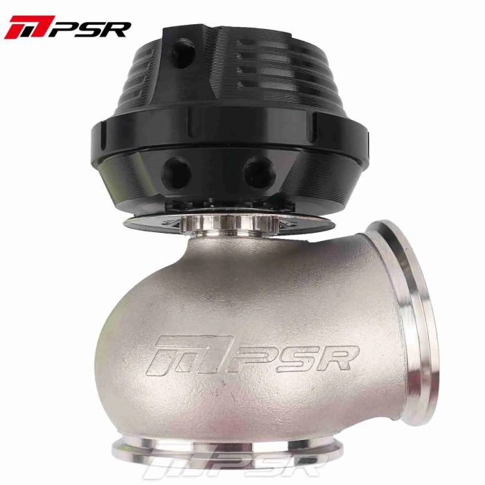 Next-generation Pulsar PSR Blow Off Valve, 60mm, V-band, external, black.