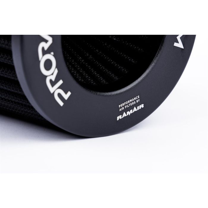 Proram Multi Fit 80mm Universal Pleated Air Filter with Aluminum Neck.