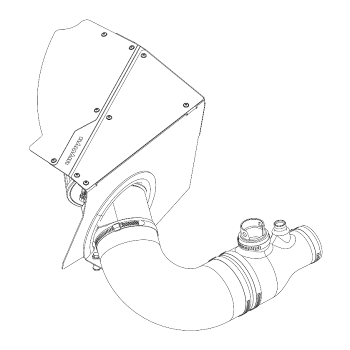 Ramair PRK-407-BK Cold Air Intake Kit for BMW 2, 3 & 4 Series, X3 & X4 2.0 B48