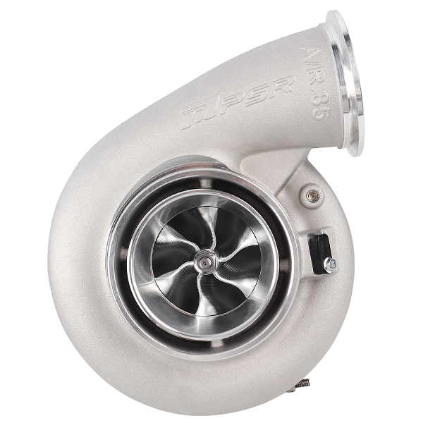 Turbocompresor Pulsar PSR 7982G 1550 CV 1,44 entrada T4 Twin Scroll salida V-Band 4" rodamiento de bolas