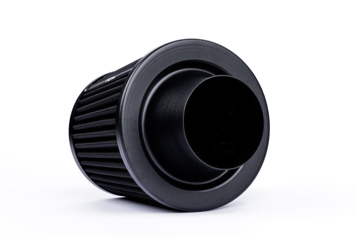 Filtro de aire universal Proram Multi Fit plisado con cuello de aluminio de 80 mm y silicona