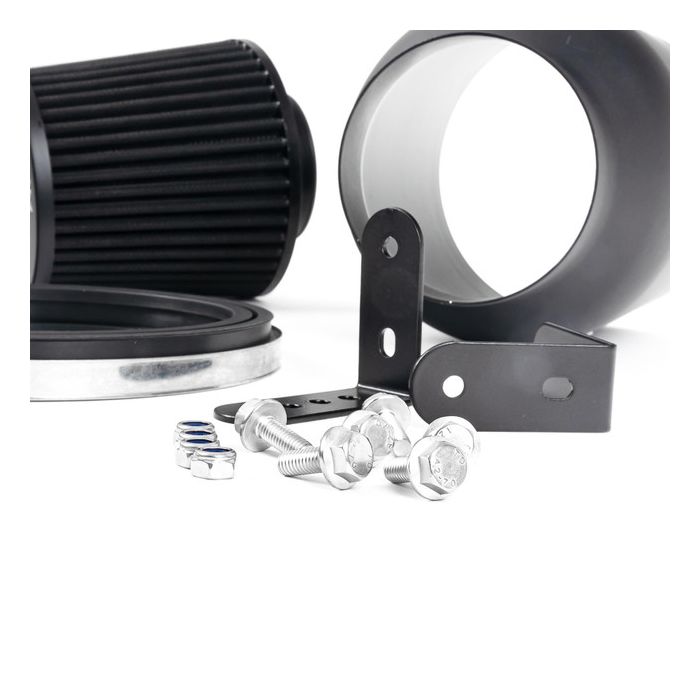 Large Ramair ProMax 60mm Pleated Universal Air Filter with Rubber Neck for Enclosed Airbox.