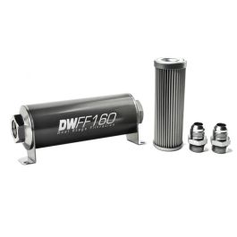 Kit de filtro de combustible en línea DeatschWerks -10AN 10 micras 160 mm
