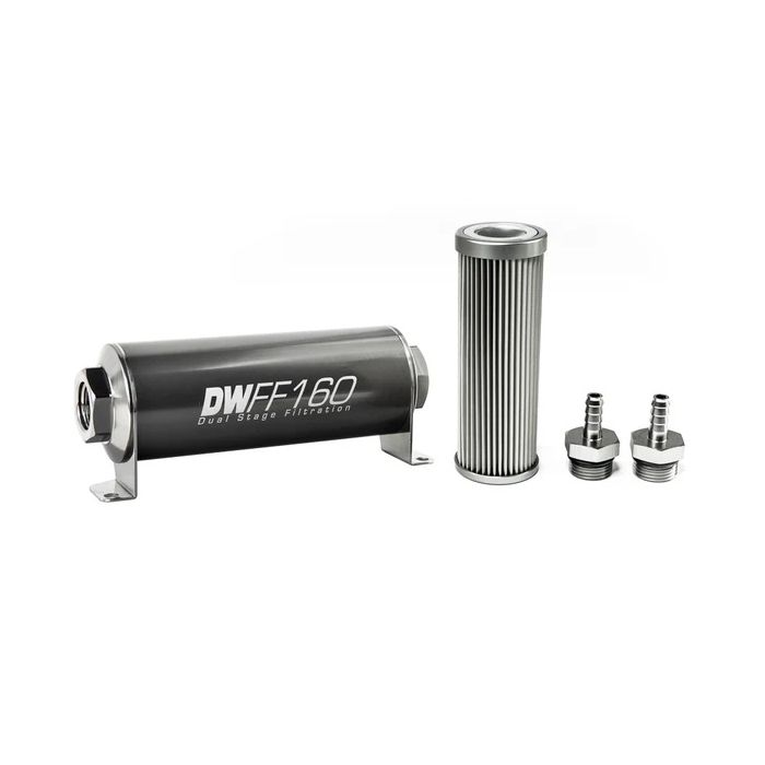 Deatschwerks 5/16-inch 10-Micron 160mm In-Line Fuel Filter Kit