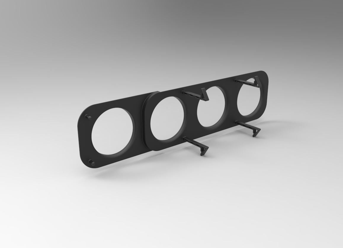 Nissan S13 gauge pod – 4 gauges