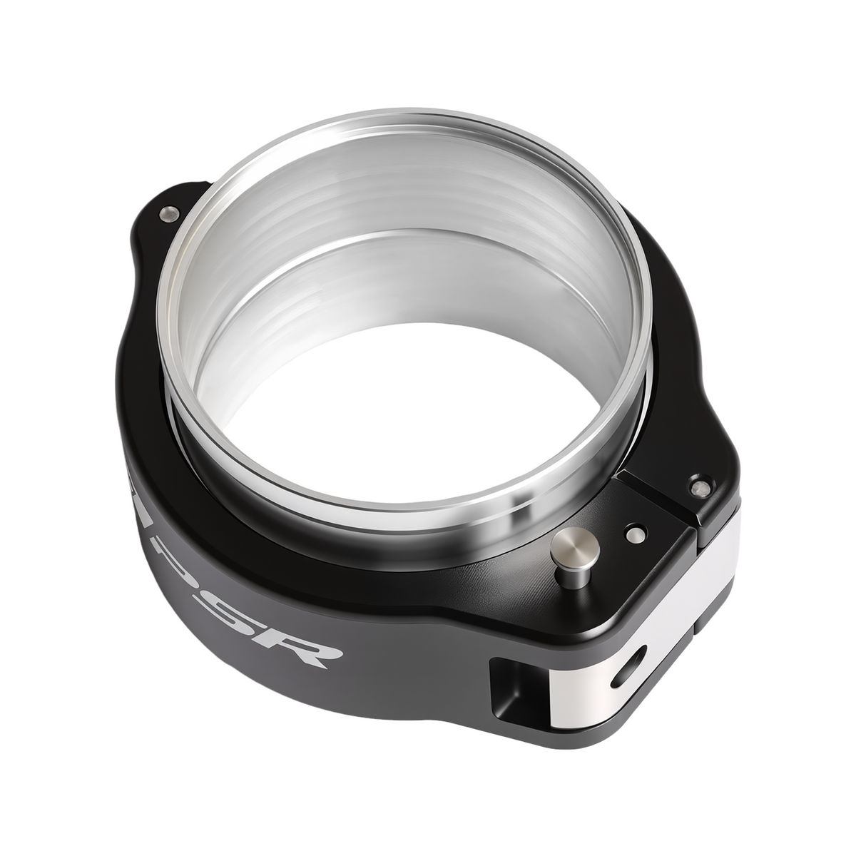 Abrazadera V-band de aluminio de desmontaje rápido universal Pulsar PSR para tubo de 4" de diámetro exterior