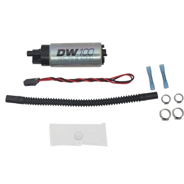 DeatschWerks DW100 165lph Fuel Pump for Harley Davidson Dyna 2008-22, Softail 2016-22, Low Rider 2007-17, Night Rod 2006-22, Street Bob 2007-17, Street Rod 2007-17, V-Rod