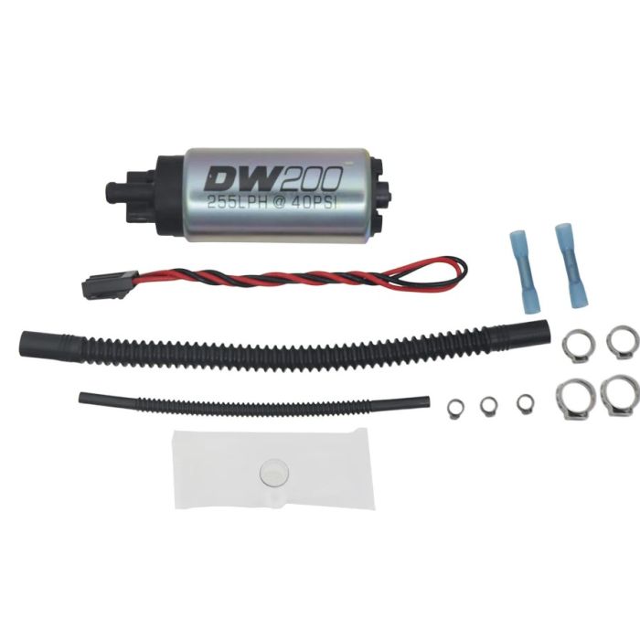 Bomba de combustible DeatschWerks DW200 de 255 l/h para Harley Davidson Electra Glide (2008-22), Freewheeler (2015-22), Road Glide (2008-22), Road King (2008-22), Street Glide (2008-22) y Tri Glide (2009-22).