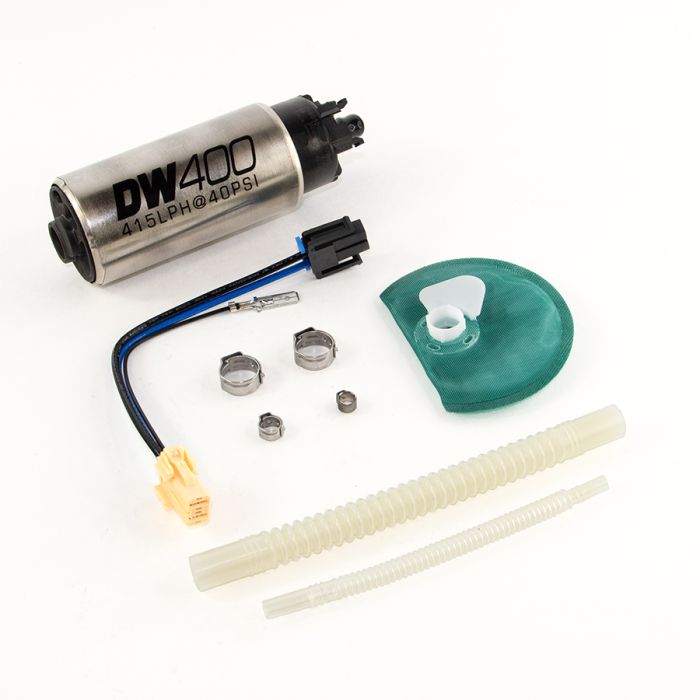 DeatschWerks 415 LPH Fuel Pump for 2015-21 Ford Mustang V6/GT, 2009-14 Ford F-150 V6/V8 and 2014-18 Ford F-150.