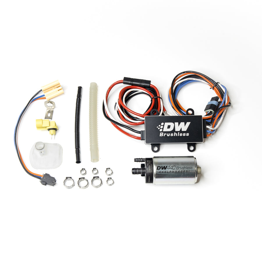 Bomba de combustible DeatschWerks 415 lph con controlador para Ford Mustang/F-150 2015+