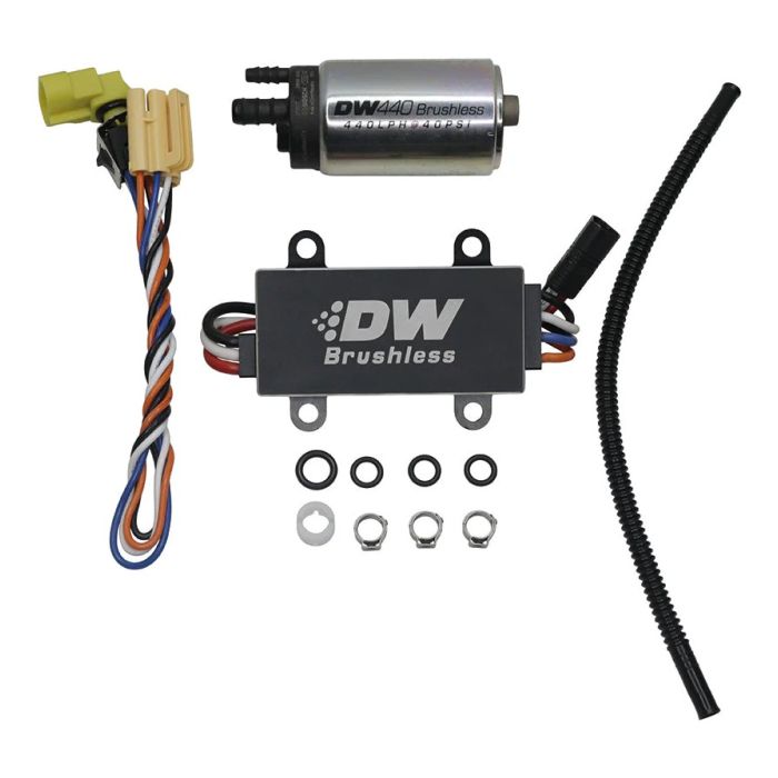 Bomba de combustible DeatschWerks DW440 de 415 l/h con controlador para Chevy Corvette 2014-2019