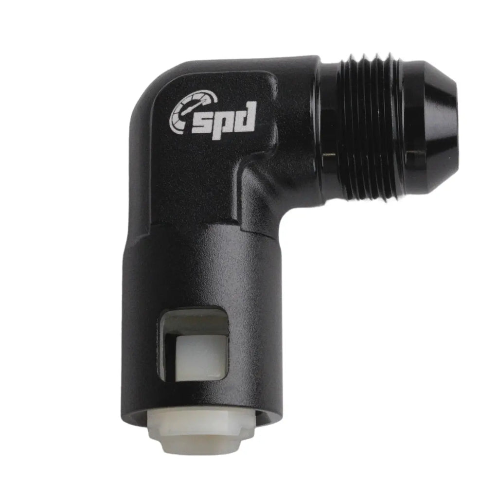 AN8 macho - Conector rápido hembra de 3/8" 90°