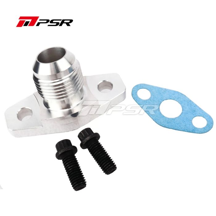Kits de bridas de drenaje de aceite Pulsar PSR para turbos de tamaño reducido con rosca 10AN