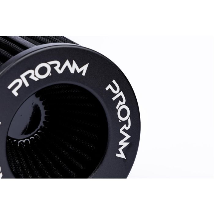 Proram Multi Fit 80mm Universal Pleated Air Filter with Aluminum Neck.