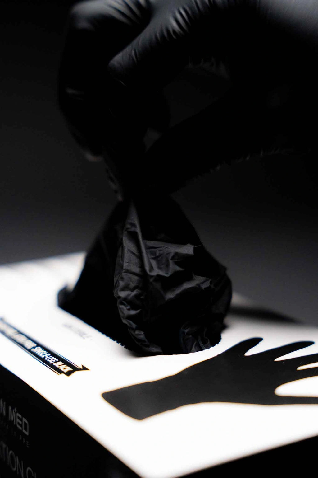 Guantes de montaje / Guantes de trabajo negros (medium)