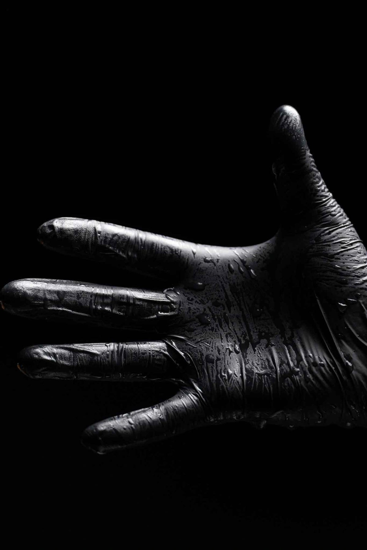 Guantes de montaje / Guantes de trabajo negros (X-large)
