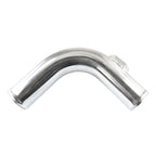 Codo de aluminio 90° 51 mm con brida soldada para sensor MAP 12 mm