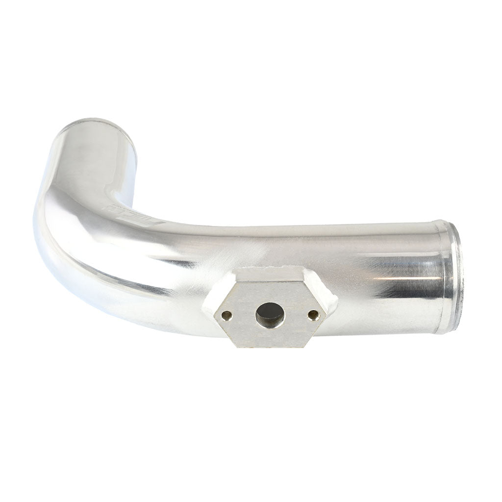 Codo de aluminio 90° 51 mm con brida soldada para sensor MAP 12 mm