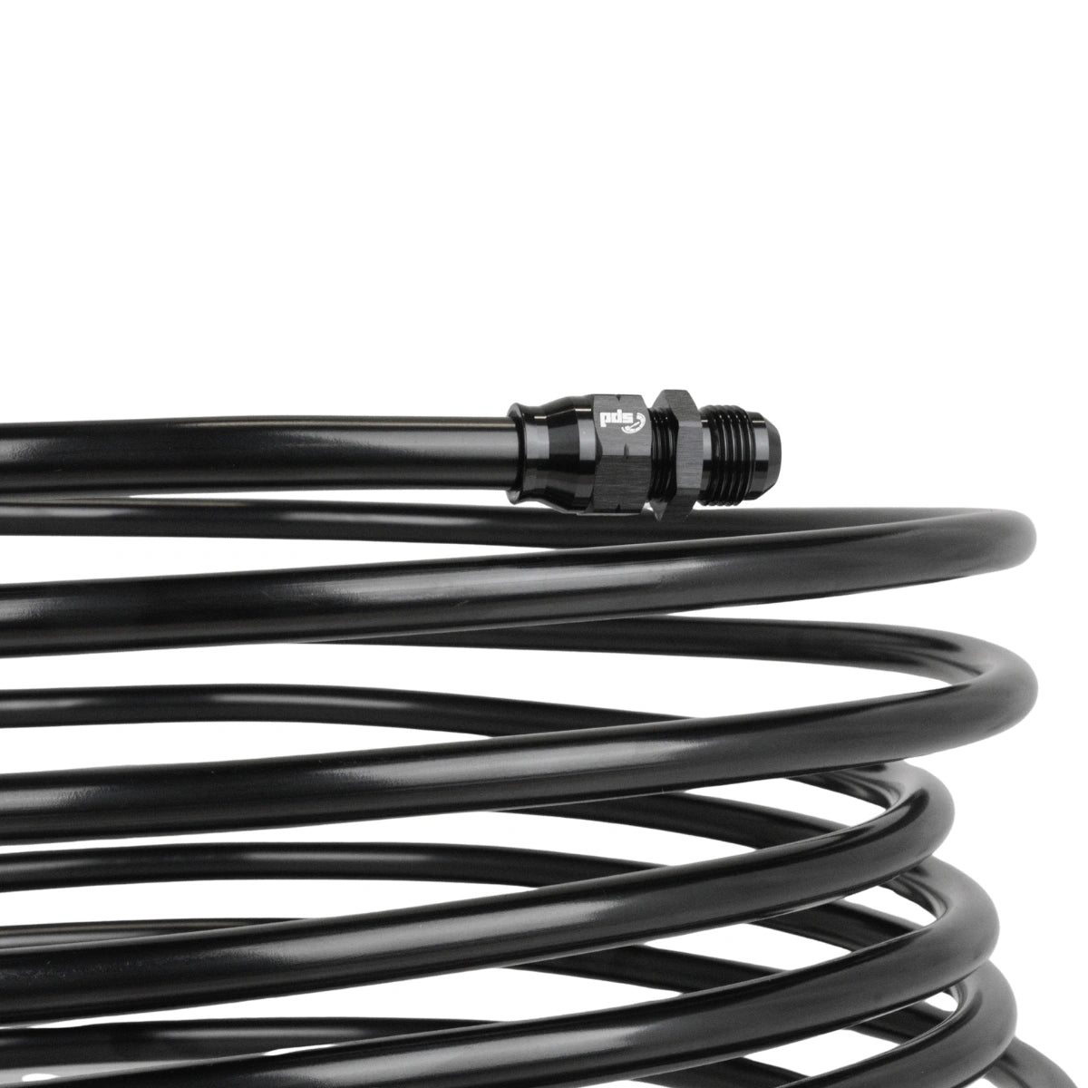 Tubo de aluminio AN6 3/8" (9,52mm) Negro