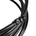 Tubo de aluminio AN8 1/2" (12.7mm) Negro