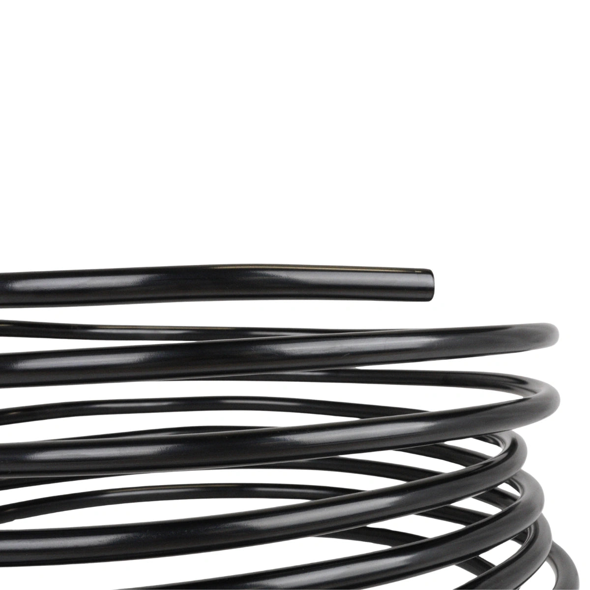 Tubo de aluminio AN6 3/8" (9,52mm) Negro