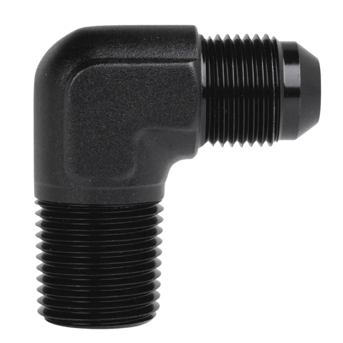 AN8 - 3/8" adaptador NPT forjado 90°
