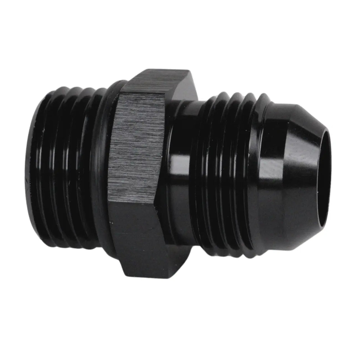 Adaptador macho AN10 - macho AN10 con junta tórica (ORB)