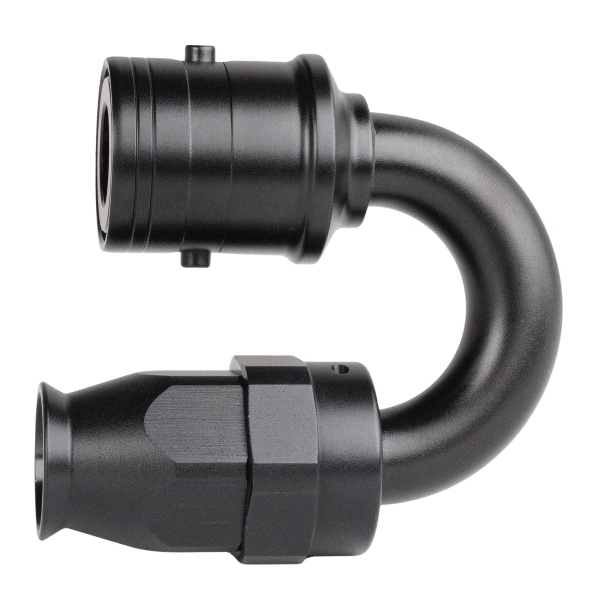 Extremo de manguera desconexión rápida PTFE AN6 180°