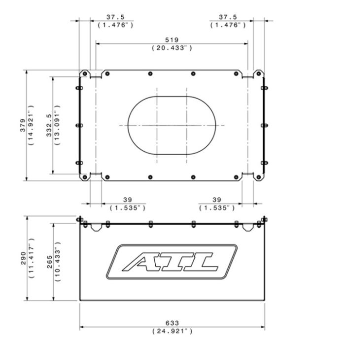 ATL Fuel Cell Saver Cell 10.6 Gallon (40 Liter) Containers