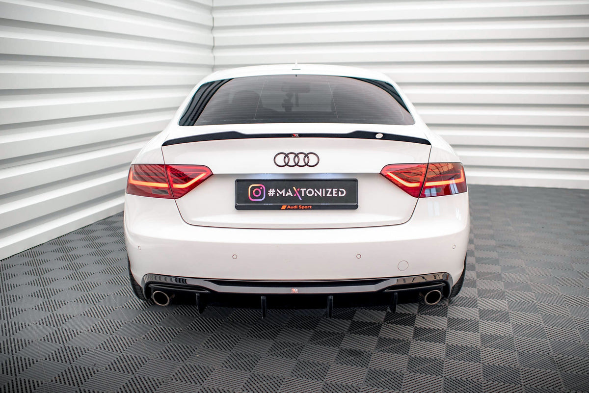 Difusor trasero para Audi A5 Coupe 8T Facelift (Version with single Exhausts on both sides)