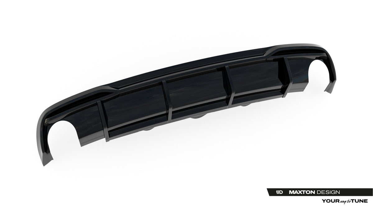 Difusor trasero para Audi A5 Coupe 8T Facelift (Version with single Exhausts on both sides)