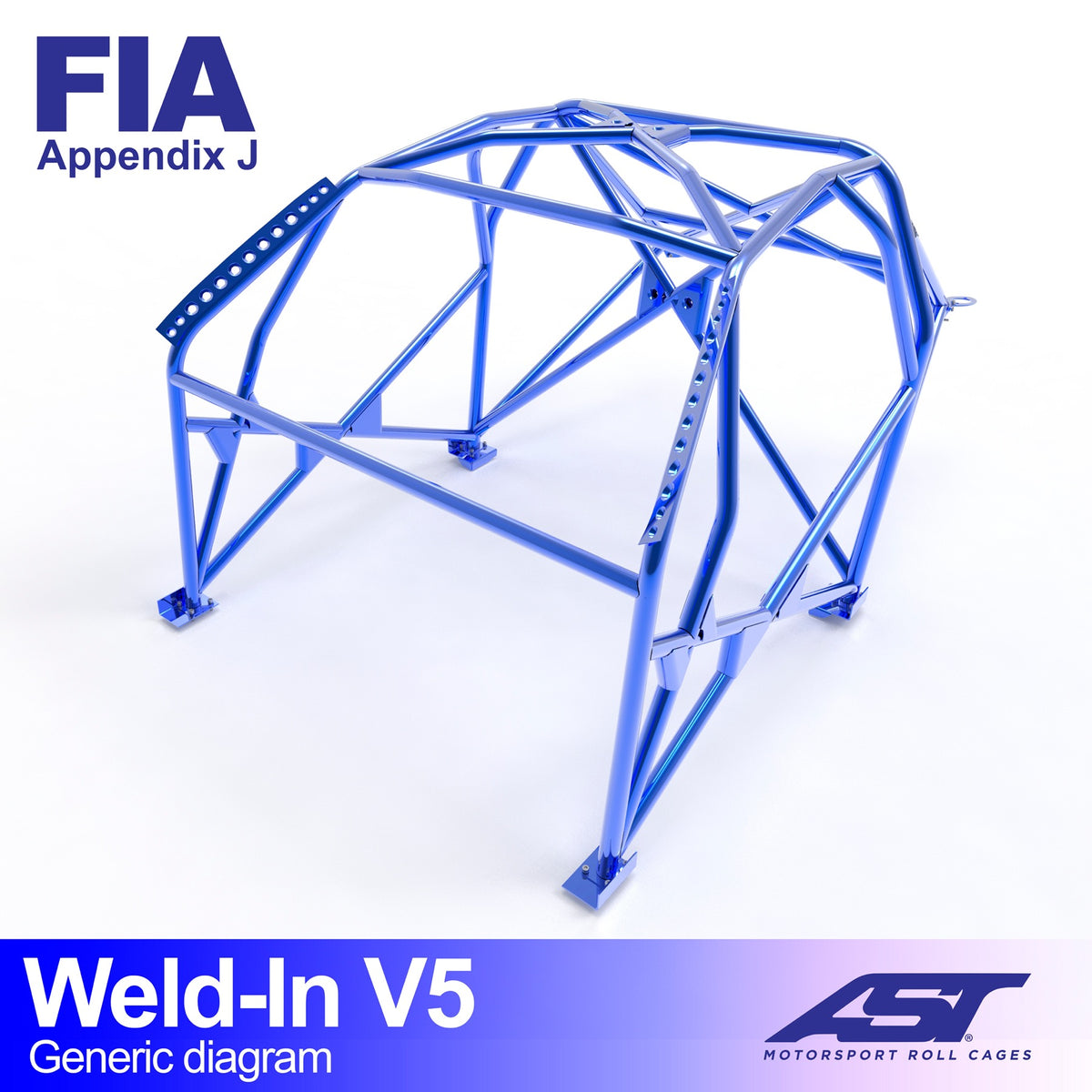 Arco de seguridad Audi 100/200 (C3 Typ44) Sedán 4 puertas Quattro Weld In V5