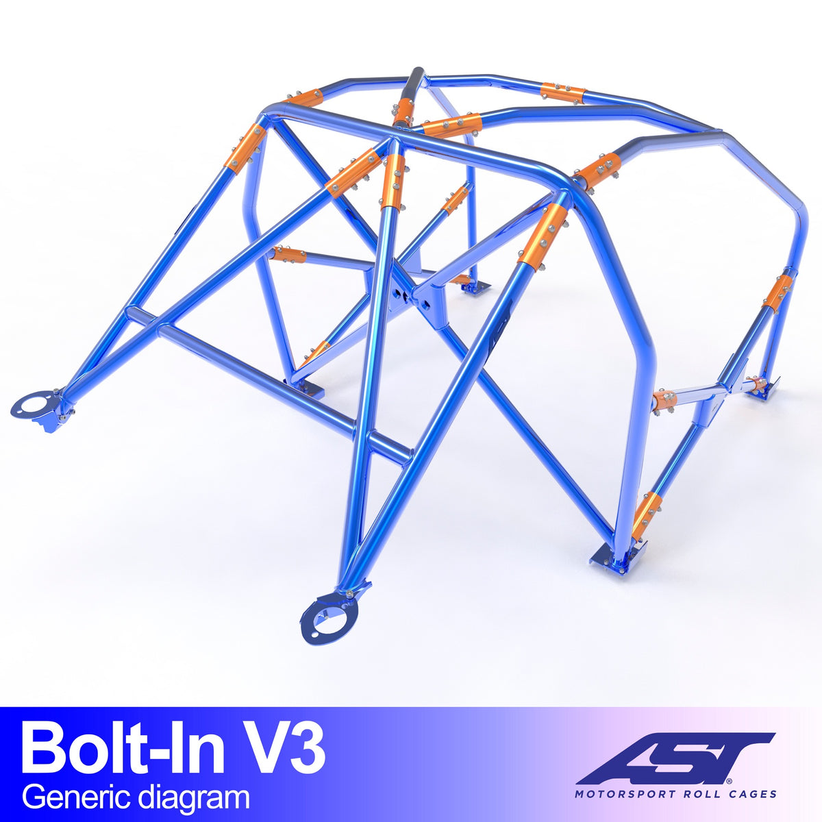 Arco de seguridad Audi A3 / S3 (8P) Hatchback 3 puertas Quattro Bolt In V3