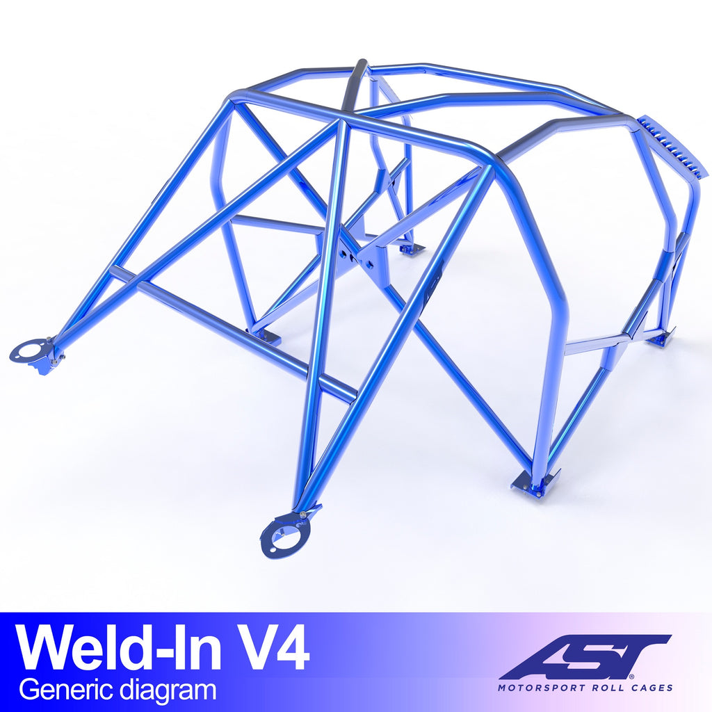 Arco de seguridad Audi A3 / S3 (8V) Sedán 4 puertas Quattro Weld In V4