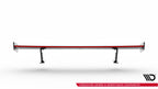 Alerón de carbono con soportes externos V.1 + LED para Audi A5 / A5 S-Line / S5 / RS5 Coupe F5 / F5 Facelift