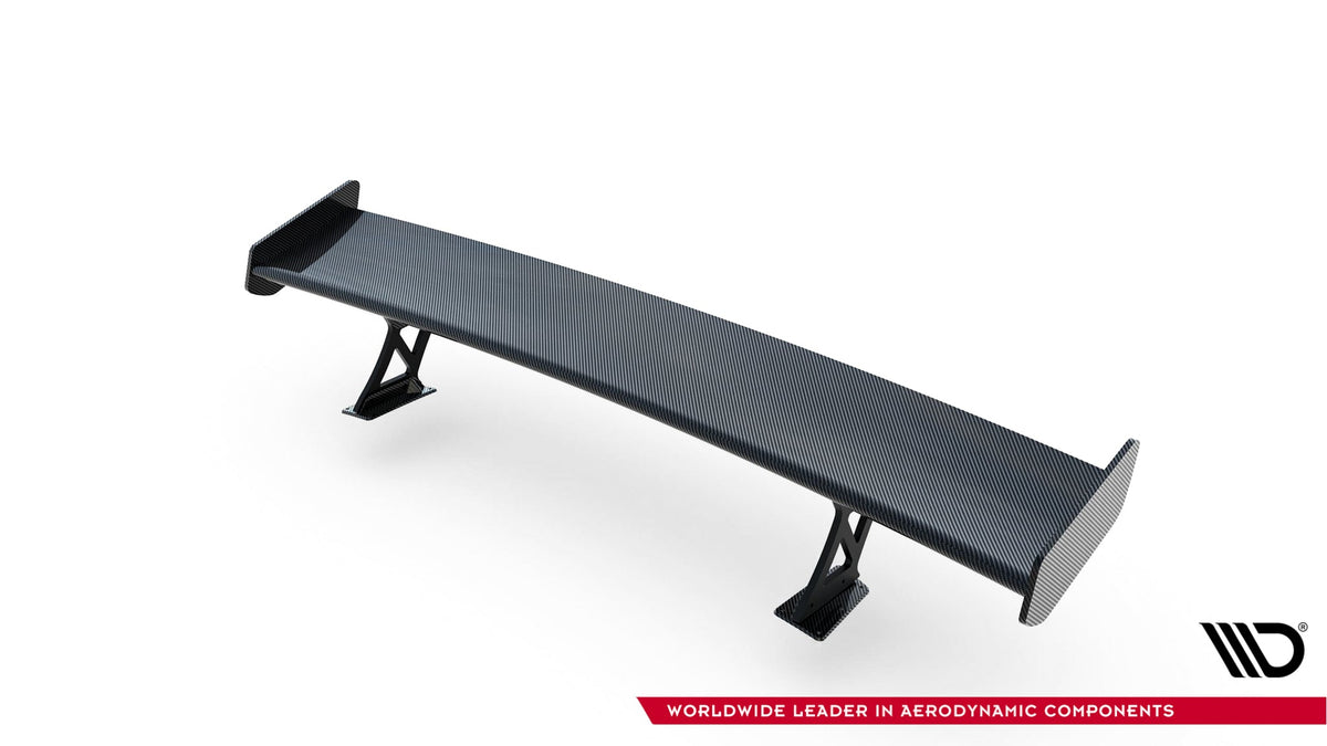 Alerón de carbono con soportes externos V.1 + LED para Audi A5 / A5 S-Line / S5 / RS5 Coupe F5 / F5 Facelift