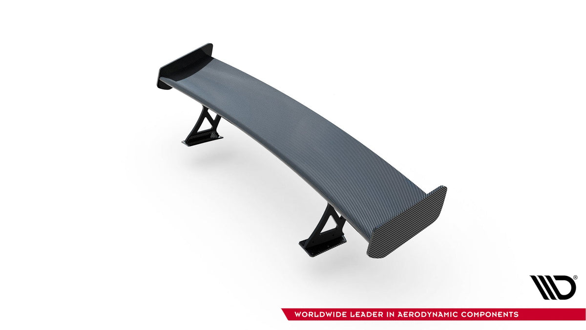 Alerón de carbono con soportes externos V.1 + LED para Audi A5 / A5 S-Line / S5 / RS5 Coupe F5 / F5 Facelift