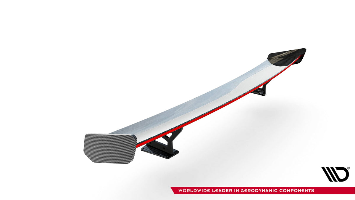 Alerón de carbono con soportes externos V.2 + LED para Audi A5 / A5 S-Line / S5 / RS5 Coupe F5 / F5 Facelift