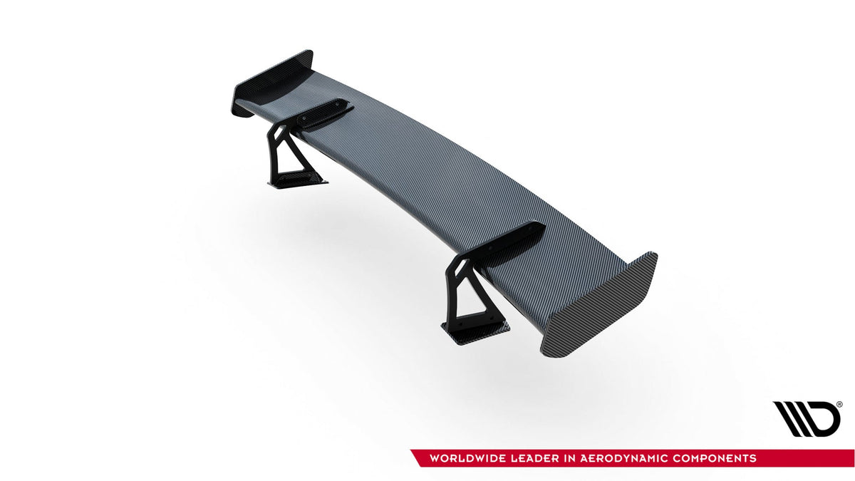 Alerón de carbono con soportes cuello de cisne para Audi A5 / A5 S-Line / S5 / RS5 Coupe F5 / F5 Facelift