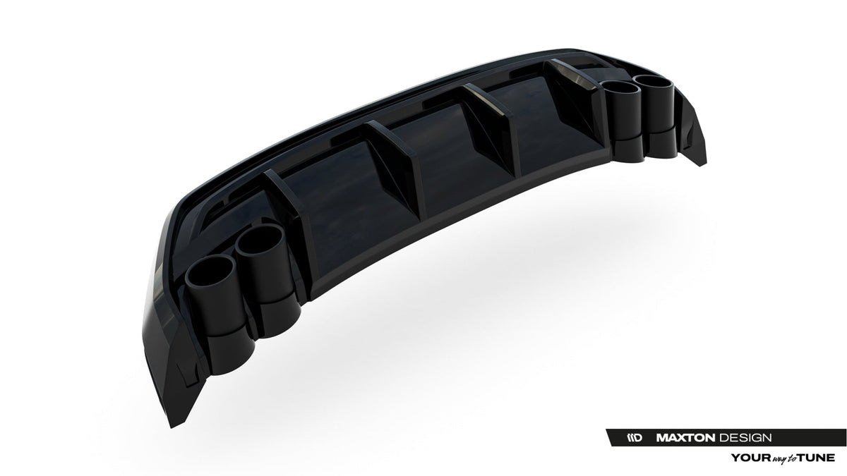 Difusor trasero + embellecedores de escape para Audi A3 S-Line Sportback 8Y Facelift