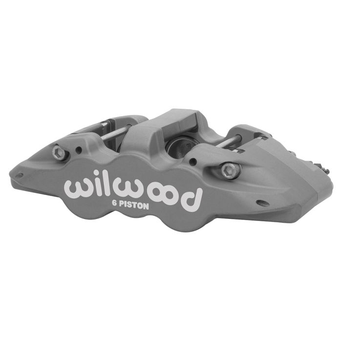 Pinza de freno radial Wilwood 120-15526 Aero6-DS derecha de 6 pistones