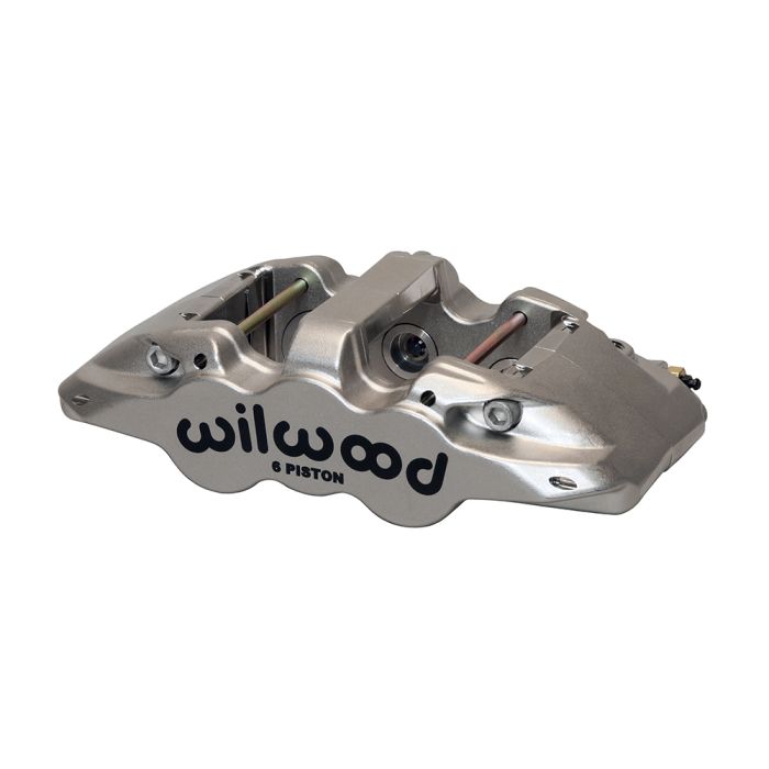 Pinza de freno radial Wilwood 120-13299 Aero6 derecha, 6 pistones, níquel