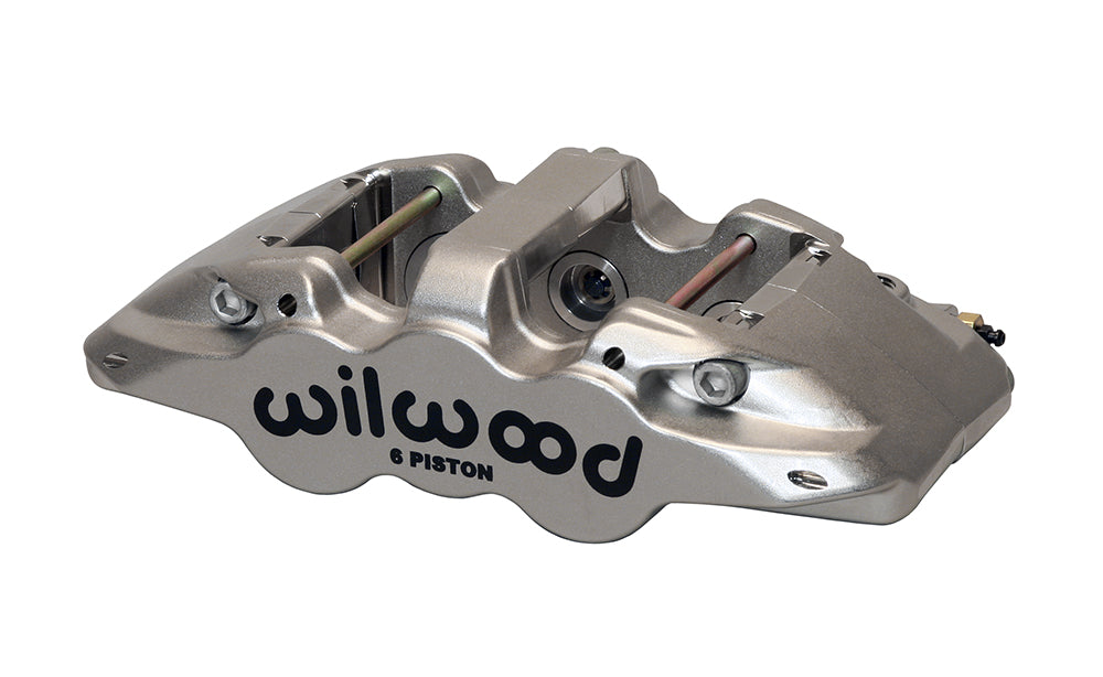 Pinza de freno Wilwood 120-13299 Aero6 montaje radial derecha 6 pistones níquel