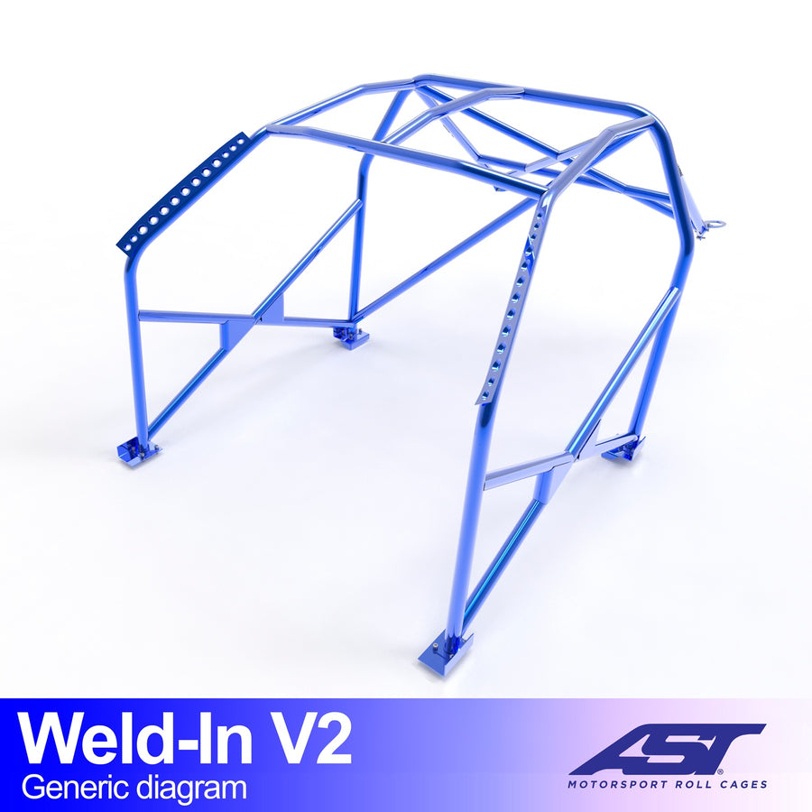 Arco de seguridad Nissan Skyline (R34) Coupé 2 puertas Weld In V2