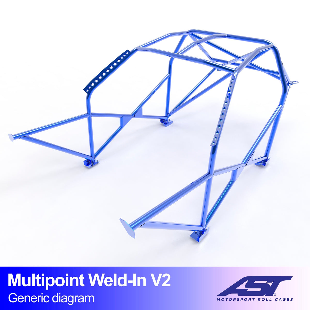 Arco de seguridad Peugeot 207 (Phase 1/2) Hatchback 3 puertas Multipoint Weld In V2