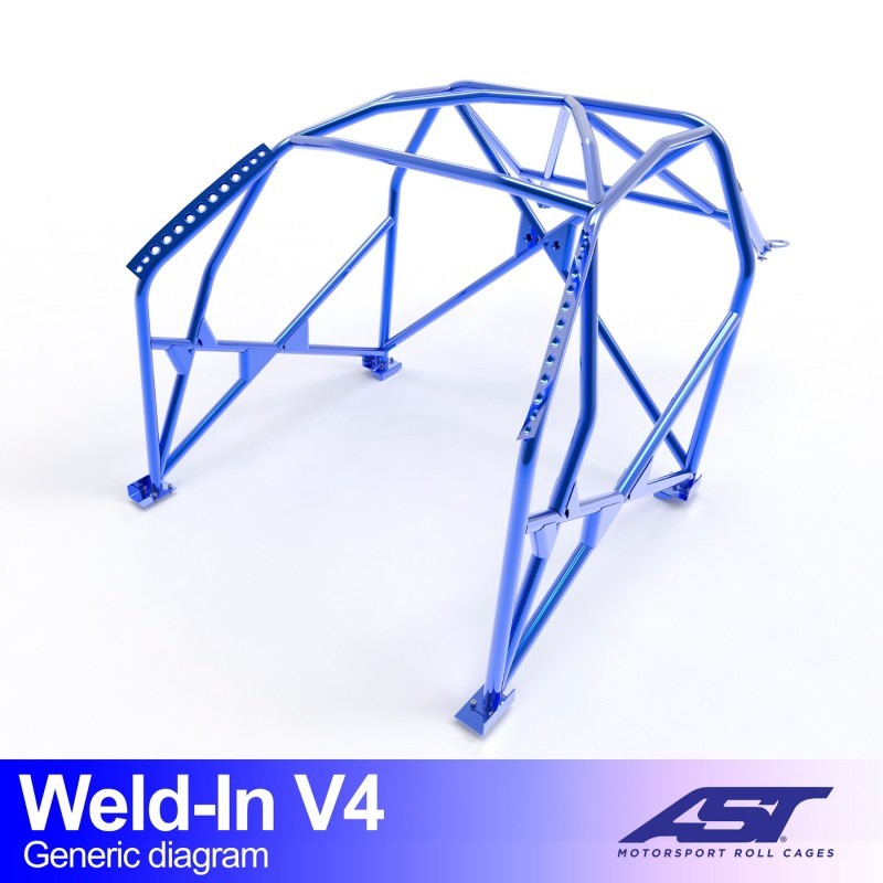 Arco de seguridad Peugeot 308 II Hatchback 5 puertas Weld In V4